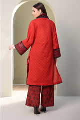 Zellbury Summer Print Embroidered Lawn Shirt 2 Piece - WUS25E20168