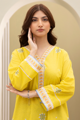 Zellbury Summer Print Embroidered Lawn Shirt 2 Piece - WUS25E20310