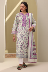 Zellbury Summer Print Embroidered Lawn Shirt 2 Piece - WUS25E20313