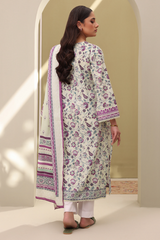 Zellbury Summer Print Embroidered Lawn Shirt 2 Piece - WUS25E20313
