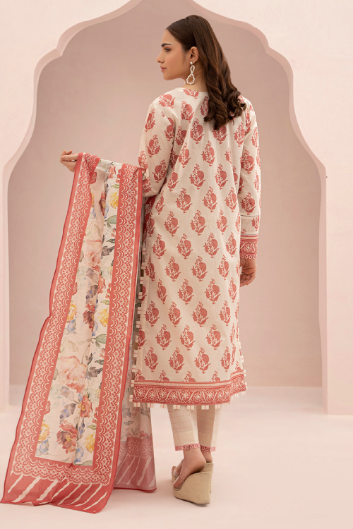 Zellbury Summer Print Embroidered Lawn Shirt 2 Piece - WUS25E20563