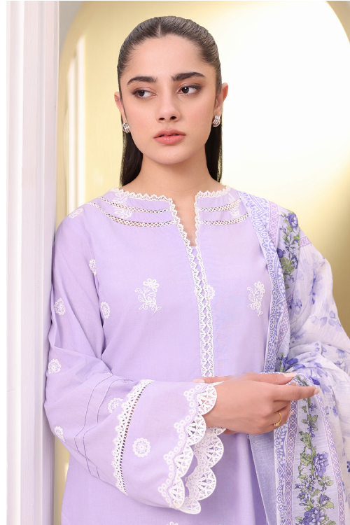 Zellbury Summer Embroidered Lawn 3-Piece - WUS25E30068