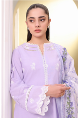 Zellbury Summer Embroidered Lawn 3-Piece - WUS25E30068