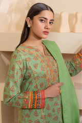 Zellbury Summer Printed Embroidered Lawn 3-Piece - WUS25E30207