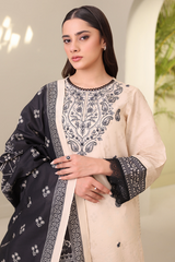 Zellbury Summer Printed Embroidered Lawn 3-Piece - WUS25E30274