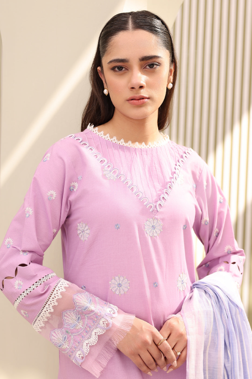 Zellbury Summer Embroidered Lawn 3-Piece - WUS25E30284