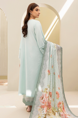 Zellbury Summer dyed embroider dobby Lawn  3 Piece - WUS25E30287