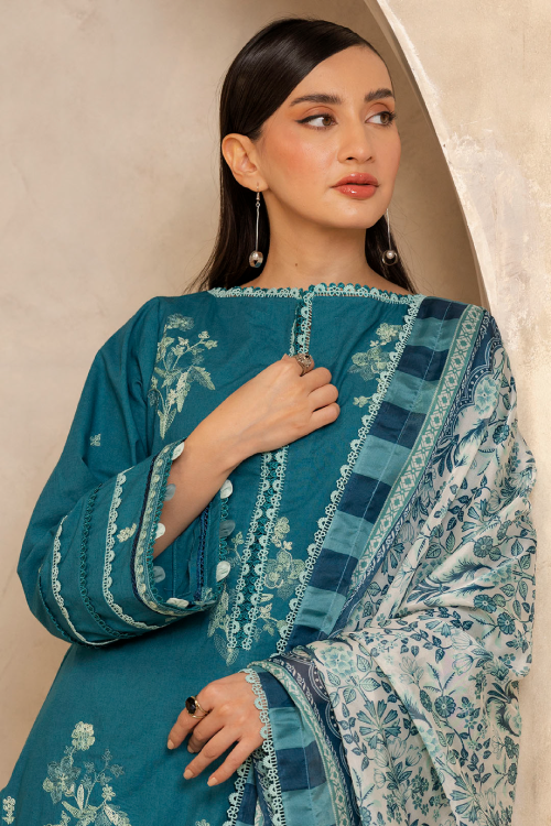 Zellbury Summer Embroidered Lawn 3-Piece - WUS25E30290