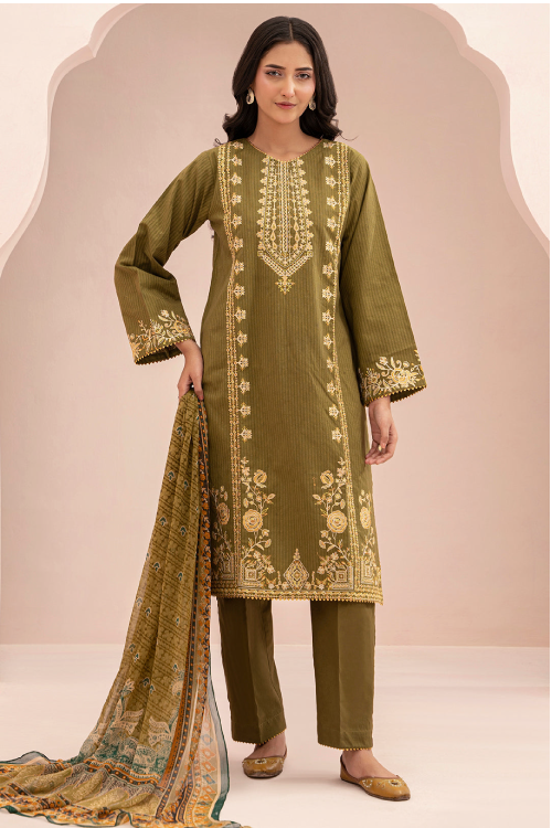 Zellbury Summer Embroidered Lawn 3-Piece - WUS25E30347