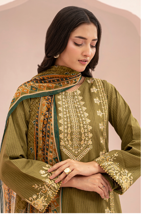 Zellbury Summer Embroidered Lawn 3-Piece - WUS25E30347