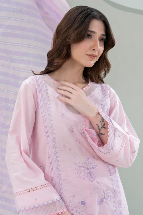 Zellbury Summer Embroidered Lawn 3-Piece - WUS25E30350
