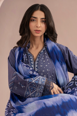 Zellbury Summer Dyed Embroidered Cambric 3 Piece - WUS25E30352