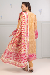Zellbury Summer Print Embroidered Textured Lawn 3 Piece - WUS25E30401