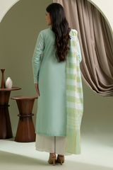 Zellbury Summer dyed Embroidered Lawn 3 Piece - WUS25E30405