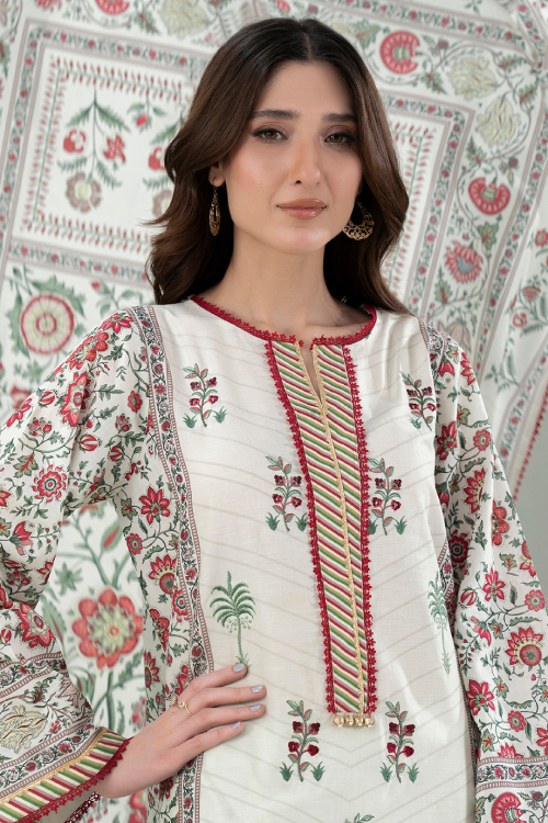 Zellbury Summer digital Print Embroidered Lawn 3 Piece - WUS25E30458