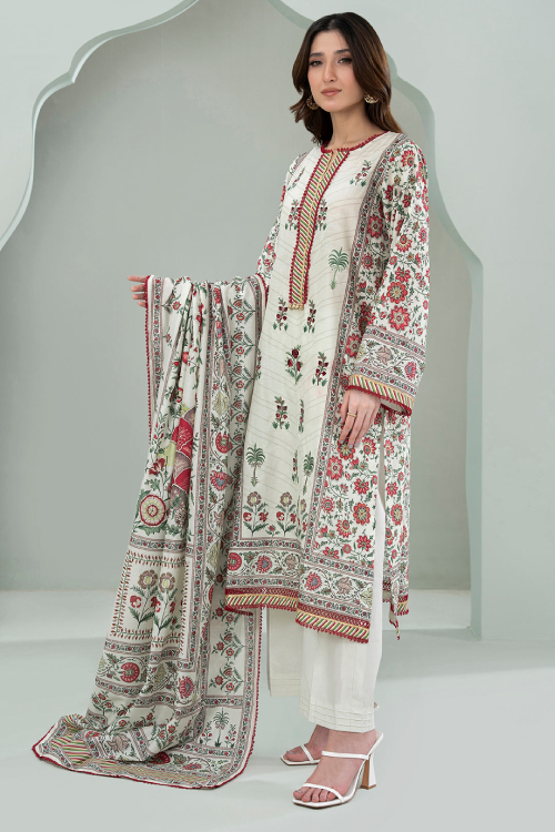 Zellbury Summer digital Print Embroidered Lawn 3 Piece - WUS25E30458