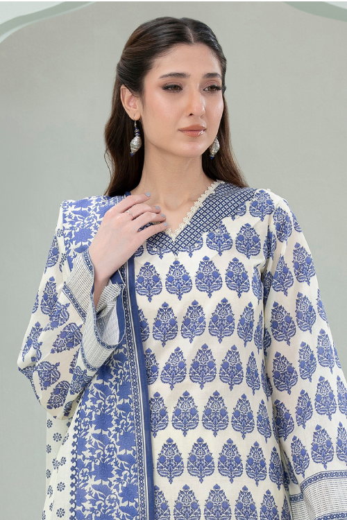 Zellbury Summer Printed Lawn 3-Piece - WUS25E30461