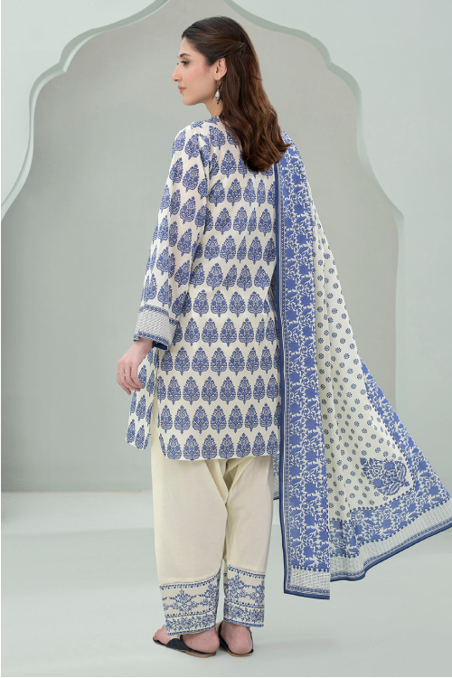 Zellbury Summer Printed Lawn 3-Piece - WUS25E30461