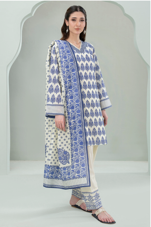 Zellbury Summer Printed Lawn 3-Piece - WUS25E30461