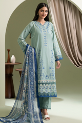 Zellbury Summer dyed Embroidered Lawn 3 Piece - WUS25E30463