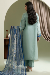 Zellbury Summer dyed Embroidered Lawn 3 Piece - WUS25E30463