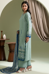Zellbury Summer dyed Embroidered Lawn 3 Piece - WUS25E30463