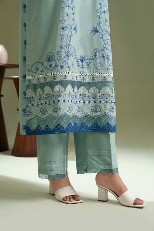 Zellbury Summer dyed Embroidered Lawn 3 Piece - WUS25E30463