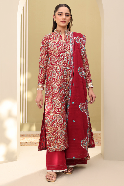 Zellbury Summer Paste Printed Lawn 3-Piece - WUS25E30817