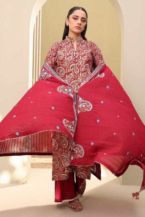 Zellbury Summer Paste Printed Lawn 3-Piece - WUS25E30817