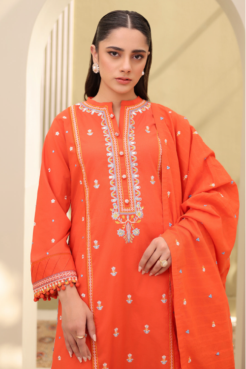 Zellbury Summer Embroidered Lawn 3-Piece - WUS25E30818