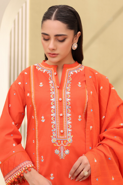 Zellbury Summer Embroidered Lawn 3-Piece - WUS25E30818
