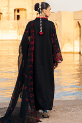 Zellbury dyed embroidered bamber chiffon shirt-WUS25E30822