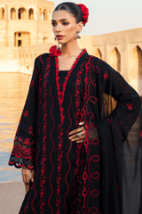 Zellbury dyed embroidered bamber chiffon shirt-WUS25E30822