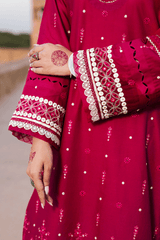 Zellbury chikankari Lawn shirt-WUS25E30824