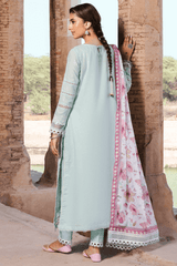 Zellbury dyed embroidered chikankari Lawn shirt-WUS25E30826