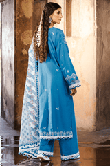 Zellbury dyed embroidered chikankari Lawn shirt-WUS25E30832