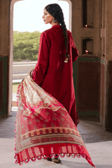 Zellbury dyed chikankari Lawn shirt-WUS25E30835