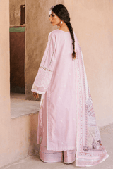 Zellbury dyed embroidered chikankari Lawn shirt-WUS25E30836