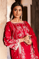 Zellbury dyed Chikankari Lawn shirt-WUS25E30837