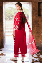 Zellbury dyed Chikankari Lawn shirt-WUS25E30837
