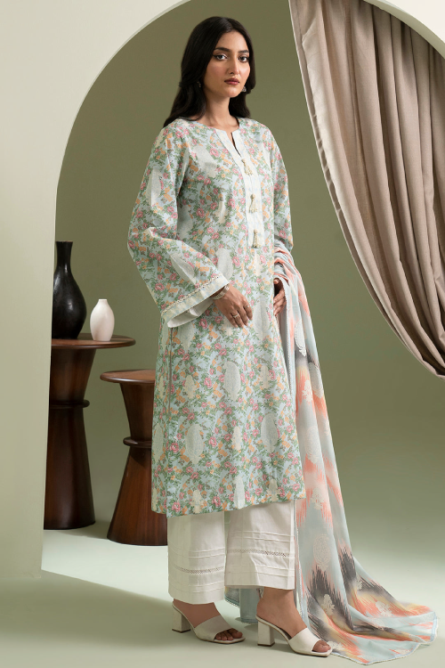 Zellbury Summer Printed Lawn Shirt 2 Piece - WUS25X20475