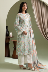 Zellbury Summer Printed Lawn Shirt 2 Piece - WUS25X20475