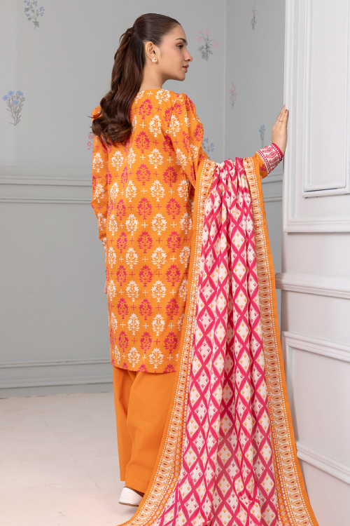 Zellbury Summer Print Embroidered Lawn Shirt 3 Piece - WUS25X30425