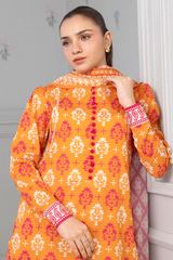Zellbury Summer Print Embroidered Lawn Shirt 3 Piece - WUS25X30425