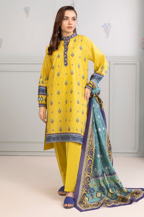 Zellbury Summer Printed Lawn 3-Piece - WUS25X30437