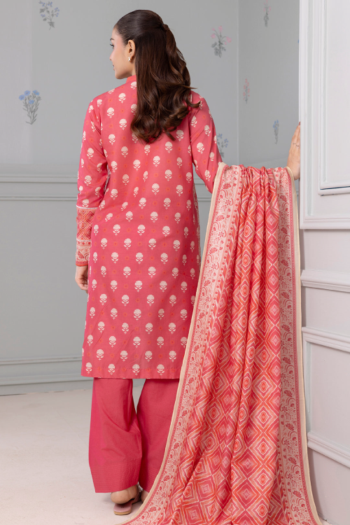 Zellbury Summer Print Embroidered Lawn Shirt 3 Piece - WUS25X30493