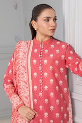 Zellbury Summer Print Embroidered Lawn Shirt 3 Piece - WUS25X30493
