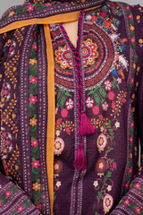 Zellbury Summer Print Embroidered Lawn Shirt 3 Piece - WUS25X30494