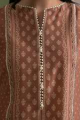 Zellbury Summer Print Embroidered Lawn Shirt Digital 3 Piece - WUS25X30505