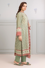 Zellbury Summer Print Embroidered Lawn Shirt 3 Piece - WUS25X30513